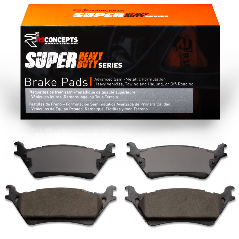 Lincoln Mark LT Brake Pads - Rear - R1 Concepts - Super Duty - `12-`20